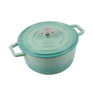 Casserole <span class=keywords><strong>en</strong></span> <span class=keywords><strong>fonte</strong></span> émail couleur personnalisée LFGB Ca65, certifié ue, nouveau <span class=keywords><strong>design</strong></span> personnalisable - Product Image 2