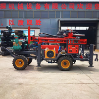 Prix d'usine : Machine de forage de puits à moteur diesel de 450 m, type roue hydraulique, pour les marchés d'Afrique et d'Asie du Sud-Est