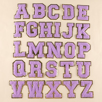 Parches de letras y números del alfabeto bordados a mano, coloridos, de moda, para planchar en tela vaquera, para sombreros