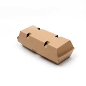カスタムクラムシェル食品包装使い捨てクラフト紙食品グレードパッキングバーガーボックスバーガーフードボックス包装ハンバーガーボックス - Product Image 4