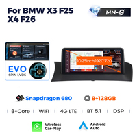 MEKEDE 10,25 ''Snapdragon 680 Android 13 Auto Car-play Estéreo para Bmw X4 F26 X3 F25 2011-2018 Cic Nbt Evo Radio GPS