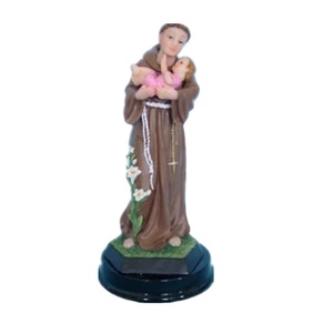5 pouces Santa Anthony Résine statues religieuses en gros - Product Image 1