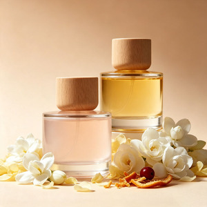Servicio de Personalización de Perfumes a Medida con Tapa de Madera, Botella de Vidrio, Etiqueta Privada, Vainilla Natural - Product Image 5