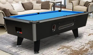 Villa Conference China Manufacturer Wholesale Solid Wood Slate 6ft 7ft English Coin Operated Pool <b>Table</b> for Bars Snooker 6 Coin - Product Image 5