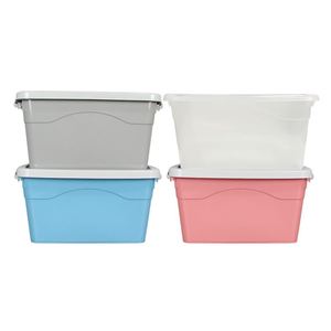Modern Design Large Plastic Box Pp Material 20L 80L 120L Capacity for Bedroom Clothes <b>Toy</b> Storage - Product Image 5