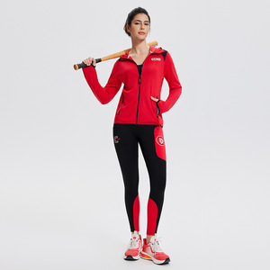 Chaqueta deportiva de primavera y verano para mujer, de secado rápido, con capucha, cremallera, transpirable, cómoda, a la moda, a prueba de viento, para correr, Fitness - Product Image 1