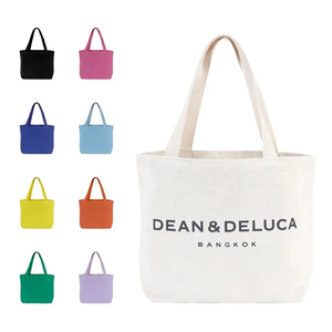 Recycled Gift Tote Bag for Advertising Portable Custom logo Large Shopping Grocery Canvas Tote Bag Custom Printed Tote Bag