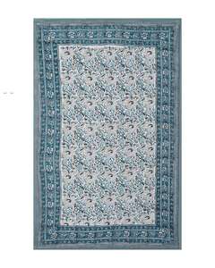 Premium Grade 100% Organic Cotton Quilted Throw Blanket Hand Block Printed Soft Winter <b>Bedding</b> <b>Set</b> for Hotel & Home Use - Product Image 3