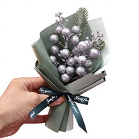 Buket Bunga Sabun Mini Bunga Matahari Mawar Sabun Bunga Tahan Lama Hadiah Floral untuk Acara Perusahaan Natal Hari Valentine