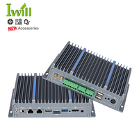 Mini Pc Industrial RK3568 Quad Core 2G + 16G 4 USB Dual Lan 2 COM RS232 Accesorios de computadora industrial sin ventilador para automatización