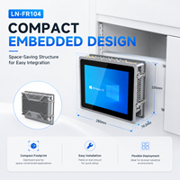 Ordinateur à écran tactile de 10,4 pouces, processeur I7-8550U I3-1215U I5-1235U, design sans ventilateur, SSD en option pour système terminal, PC tout-en-un