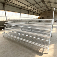 Cage à poulets en fil d'acier galvanisé pliable, best-seller en Afrique, pour élevage avicole