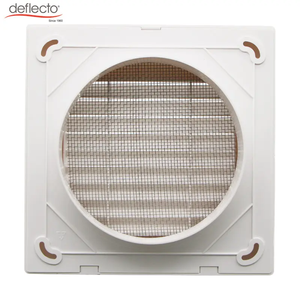 Nueva Llegada Deflecto 4 5 6 ''Capucha <span class=keywords><strong>de</strong></span> <span class=keywords><strong>Boca</strong></span> Ancha Supurr Protector Extraíble Louvered Secadora Ventilación Capucha Parrilla con Flyscreen - Product Image 5