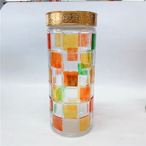 El boyalı cam depolama saklama kavanozları ev dekorasyon için - Product Image 6