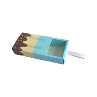 Boîte à crème glacée de qualité alimentaire personnalisée boîte d'emballage de bac à papier Popsicle