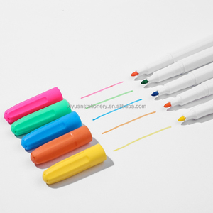 Dệt đánh dấu cho trang trí T-Shirts yếm & dệt may vĩnh viễn & có thể giặt 1.5mm bàn chải phẳng tip khô phong cách cho các văn bản trên giấy - Product Image 2