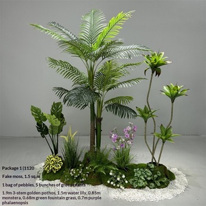 Plantas Artificiales de Malla Simulada, Decoración de Paisajes, Bonting, Árboles Artificiales Grandes para Interiores, Escaleras, Ventanas y Patios - Product Image 6