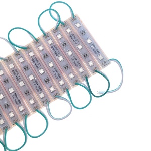 Nhà máy OEM chiếu sáng màu xanh lá cây màu 3 <span class=keywords><strong>LED</strong></span> DC12V IP65 quảng cáo không thấm nước ánh sáng Hộp 0.75 Wát 5054 SMD <span class=keywords><strong>LED</strong></span> mô-đun - Product Image 3
