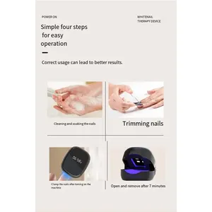Lampe de traitement des ongles fongiques B52C, 1 pièce, portable, avec écran LCD, lampe UV d'assistance pour le vernis à ongles, lampe de nettoyage, pour les ongles des orteils et des mains - Product Image 2