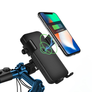Cargador Inalámbrico Multifuncional, Soporte para Teléfono Móvil, Banco de Energía Recargable de 5000 mAh para Manillar de Bicicleta con Linterna - Product Image 2