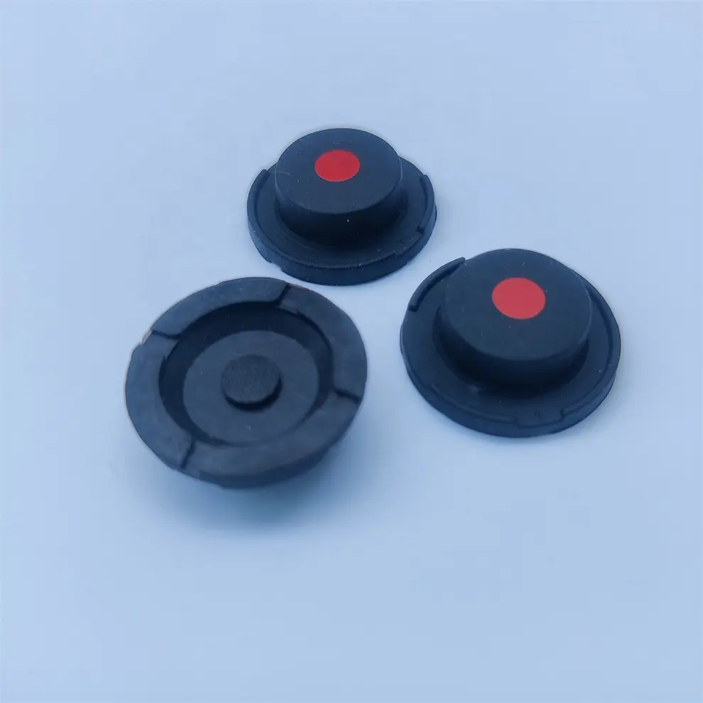 OEM Custom Silicone Rubber Keyboard Keypad Button with Silk-Printing PU Oil  Carbon Pill