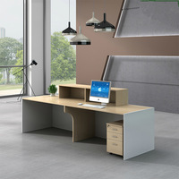 Société Bureau de réception Bureau de réception avant haut Plateau de gestion personnalisable Table simple moderne Bureau à domicile Salon