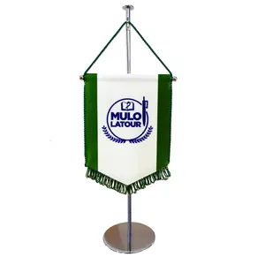 Pantalla de lágrima Mesa interior decorativa Mini Mesa bandera escritorio Banner para publicidad y promoción