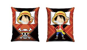 Anime one pieceds <span class=keywords><strong>Luffy</strong></span> Zoro Sanji lindo suave relleno Kawaii peluche sofá cojín Reversible impreso <span class=keywords><strong>almohada</strong></span> esponjosa - Product Image 2