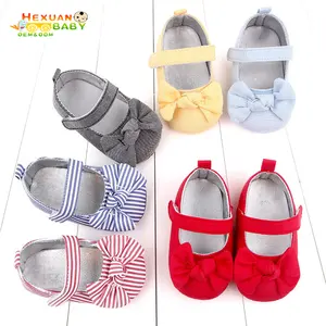 Cute Infant Kids Polka Dot Baby Girl Shoes with Bow