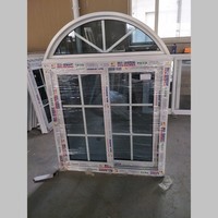 PSW80-ventanas correderas de PVC a prueba de hurricane, ventanas deslizantes de vidrio gris