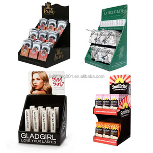 Espositore in cartone ondulato personalizzato per la cura del corpo <span class=keywords><strong>negozio</strong></span> al dettaglio per espositori da pavimento POP - Product Image 1