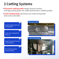 Outils de coupe à ultrasons et à pression Machines à couper les stores et les stores entièrement automatiques