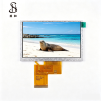 BOE 4,3 Zoll TFT IPS LCM LCD-Panel 480x272 Auflösung RGB 40PIN LVDS I2C LED-Hintergrundbeleuchtung 800 Cd/m² -20C~70C Guangdong