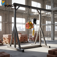 Palan électrique Portable 220v petite grue ménage climatisation ascenseur palan Suspension logistique entrepôt usine exploitation minière