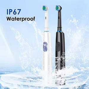 Brosse à dents électrique rotative sonique rechargeable, poils doux, étanche IPX7, autonomie de 15 jours, pour les voyages en famille, usage domestique - Product Image 6