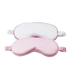 New design custom printed eye mask 100% satin products breathable comfortable eye mask sets for sleeping