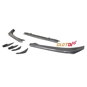 Nuevo Kit de 3 Piezas de Fibra de Carbono Estilo OTD: Lip Delantero, Aletas Delanteras y Canards para Audi TT MK3 - Product Image 6