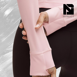 Chaqueta Corta Define Cropped BLLP para Mujer, Top Corto sin Mangas de Color Sólido con Cuello Redondo, Tops Deportivos Elásticos para Yoga - Product Image 5