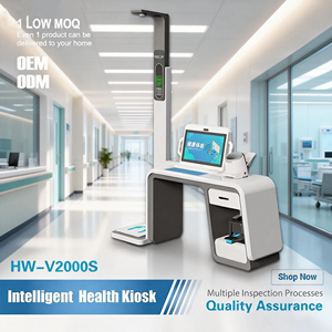 Station de contrôle médical tout-en-un HW-V2000S, kiosque de télémédecine, équipement médical, kiosque de soins de santé en libre-service pour les patients - Product Image 1
