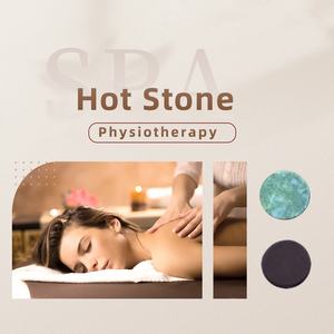 Pop <span class=keywords><strong>Relax</strong></span> Spa Gesunde Pflege 11 Ball Hot Stone Infrarot-Heiz massage gerät Schmerz linderung Körper therapie Turmalin-Massage projektor - Product Image 5