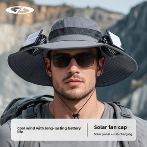 Chapeau solaire d'été pour hommes pour les activités de plein air Chapeau de pêche respirant à écran solaire pour l'alpinisme, la randonnée et les voyages - Product Image 4