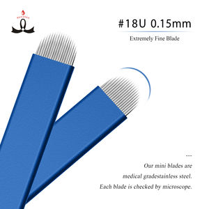 <span class=keywords><strong>Agujas</strong></span> de <span class=keywords><strong>Microblading</strong></span> Desechables Face Deep <span class=keywords><strong>NANO</strong></span> de 0.15mm, Cuchilla Flexible para Maquillaje Permanente, con Caja - Product Image 5