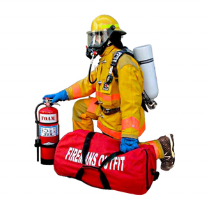 Nomexアラミド消防スーツ消防士用消防士ユニフォームEN4694層3M反射ストリップNFPA1971 - Product Image 3