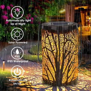 Solar Powered Gardenlamp <b>Lights</b>, Outdoor Waterproof Metal <b>Branch</b> Decorative Projection <b>Lights</b> - Product Image 6