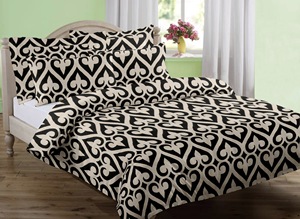 Premium Wholesale Cotton Printed Woven Handmade Bedding Set 100% Custom Factory Color Print Soft Breathable Fabric Bed Linen - Product Image 6