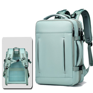 Sac à dos imperméable pour homme, grande capacité, en cuir, pour ordinateur portable, décontracté, professionnel, avec fermeture éclair, sac à dos scolaire - Product Image 4