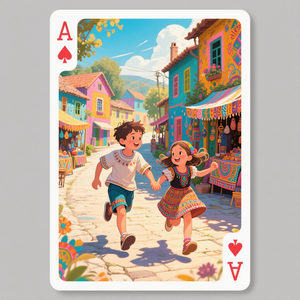 โป๊กเกอร์เคลือบเงาสไตล์โบฮีเมียนยุโรปปรับแต่งได้เหมาะสำหรับครอบครัว - Product Image 2