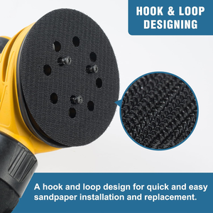 अपघर्षक उपकरण-प्रतिस्थापन सैंडर पैड 5 इंच 8 होल हुक और लूप प्रतिस्थापन पैड <span class=keywords><strong>2</strong></span> पीसी कक्षीय सैंडर प्रतिस्थापन पैड - Product Image 3