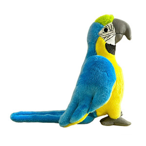 Juguete de Peluche de Loro Ara de Simulación, Muñeco con Relleno de Poliéster <span class=keywords><strong>y</strong></span> Algodón PP, Regalo de Cumpleaños para Niños de 14 Años en Adelante - Product Image 5