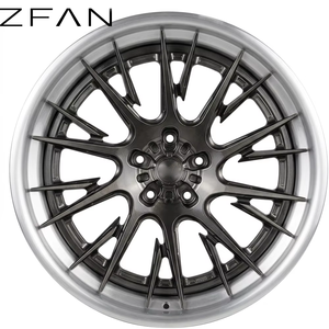 Jantes forgées sur mesure en 2 parties, 15-28 pouces, 5x112, 5x114.3, 5x120, jantes concaves chromées à fond profond pour Audi, <span class=keywords><strong>Bentley</strong></span>, BMW, Rolls-Royce - Product Image 1